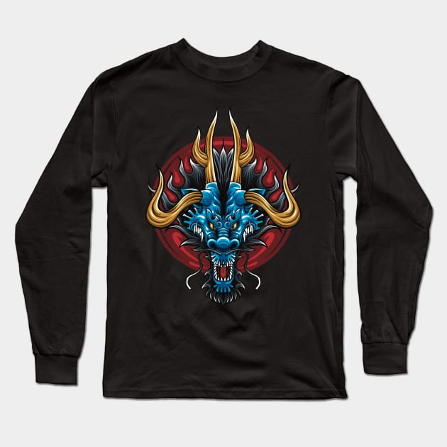 Kaido head Long Sleeve T-Shirt by aleoarts